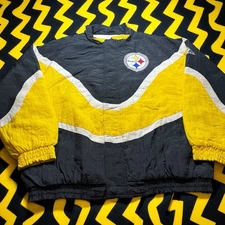 Vintage Apex One Pittsburgh Steelers NFL Men’s Puffer Large Jacket