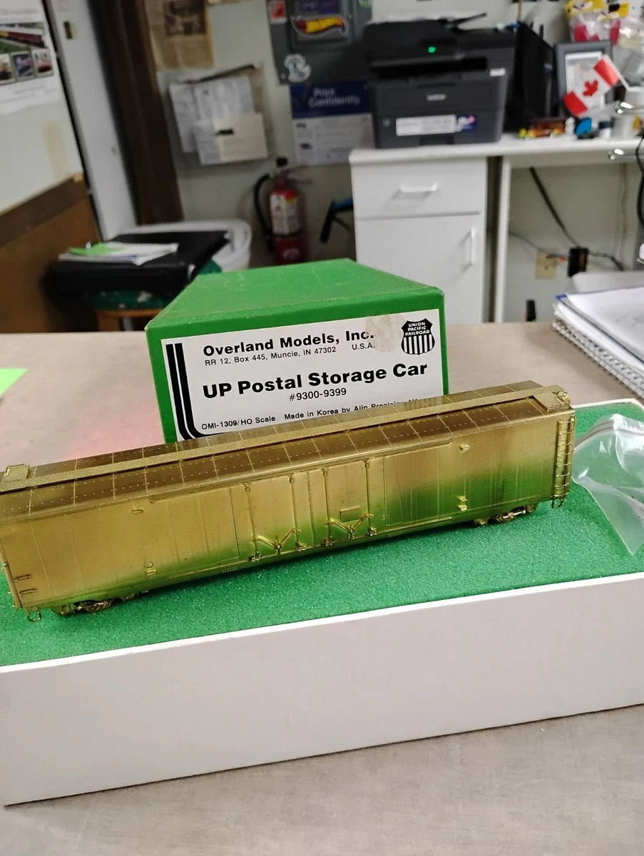 Overland Models UP Postal Storage car HO Brass