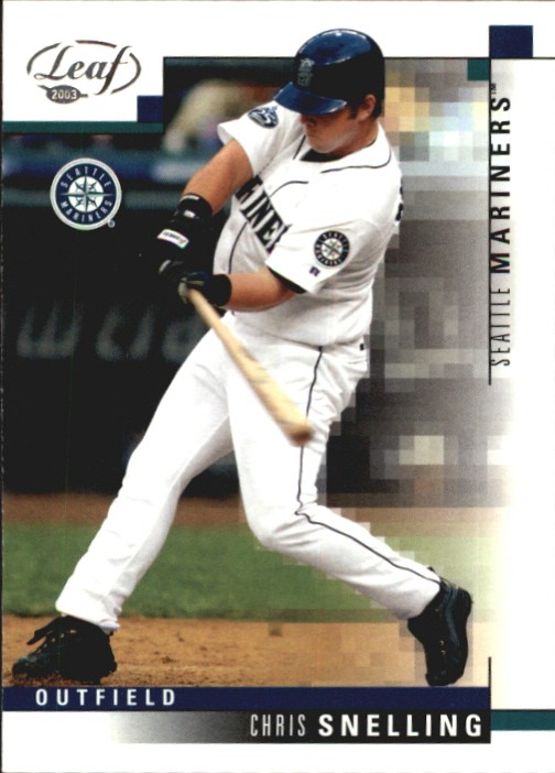 2003 Leaf Baseball Card #91 Chris Snelling