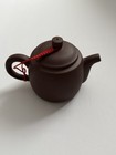 SMALL BROWN CERAMIC TEA KETTLE Decoration