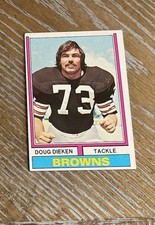 Doug Dieken 1974 Topps Football #263 No Creases Browns