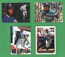 (4) Card Ken Griffey Jr Insert Card Lot!!