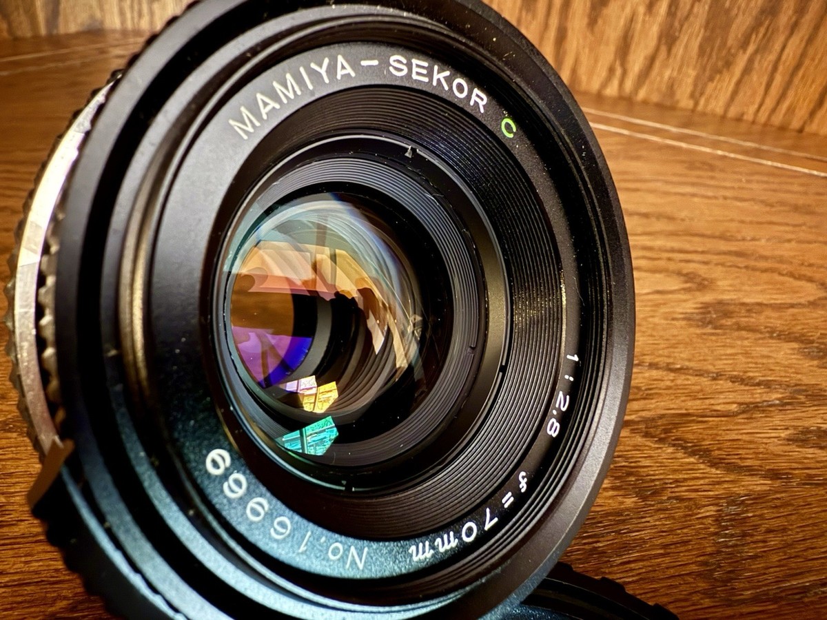 RARE* Mamiya Sekor C 70mm f/2.8 Leaf Shutter Lens for M645