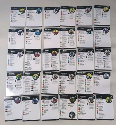 Marvel Heroclix X-Men Rise and Fall Mixed Lot 30 Wizkids - Bild 8 von 9