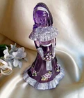 3326 Fenton Lavender Roses Handpainted Bridesmaid Figurine