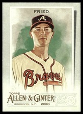 2020 Topps Allen & Ginter's Max Fried #94 Altanta Braves MLB Yankees