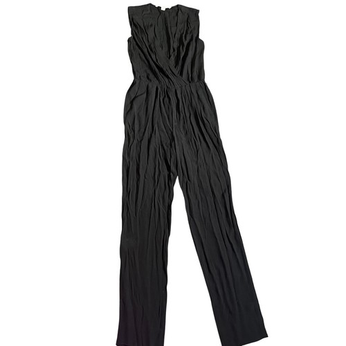 Mono para mujer Diane von Furstenberg negro sin mangas viscosa talla 6 - Imagen 1 de 9