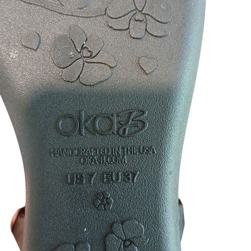 Damen-Sandalen weiche Umrandung Perlen Gummi Größe 7 schwarz hellbraun Boho Komfort  - Bild 11 von 11