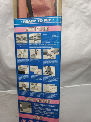NEW! X-Kites Red Baron 39” 3D Nylon Toy Kite Kit Plane Airplane 2003 - Picture 6 of 12
