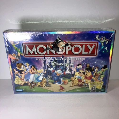 Monopoly The Disney Edition Board Game Factory Sealed New Vintage 2001 Hasbro
