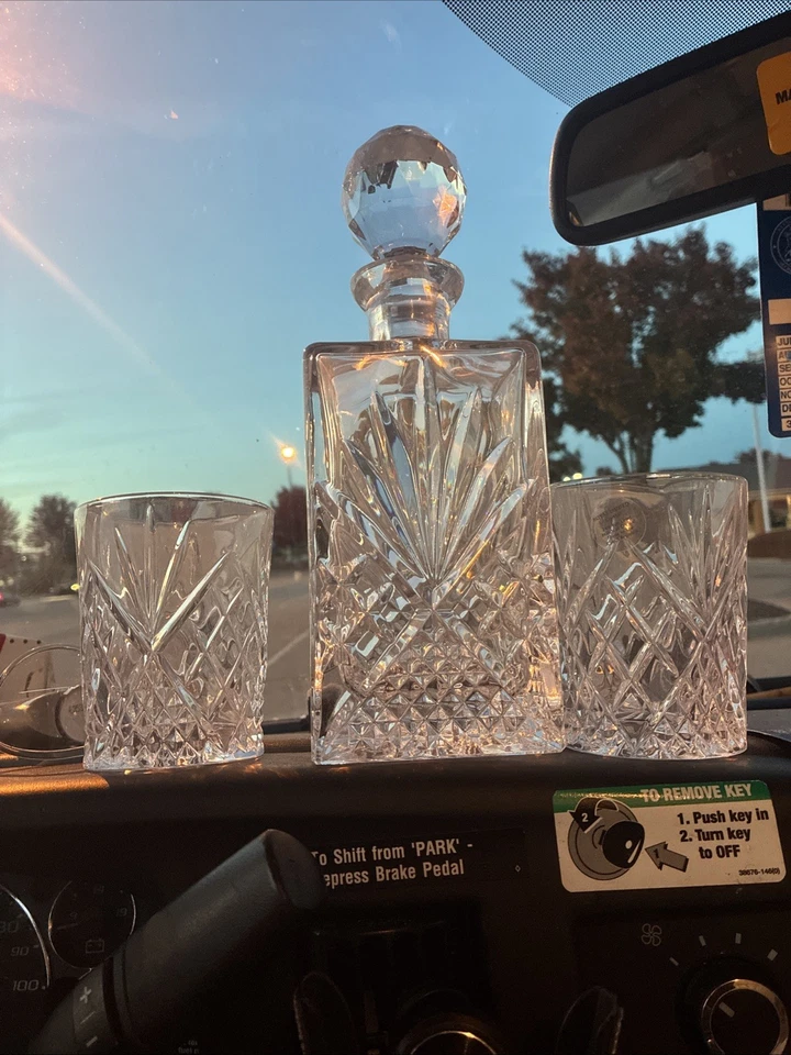 Royal Limited 24% Lead Crystal Water Goblet (s) Glass RLZ7 Czech 10-oz Lot of 4 - Image 4 of 4