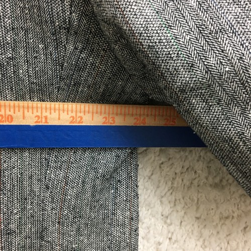 Pierre Balmain Blazer 46 Uomo Grigio Due Bottoni Cappotto Sportivo Seta Tuta Giacca Formale - Foto 10 di 12