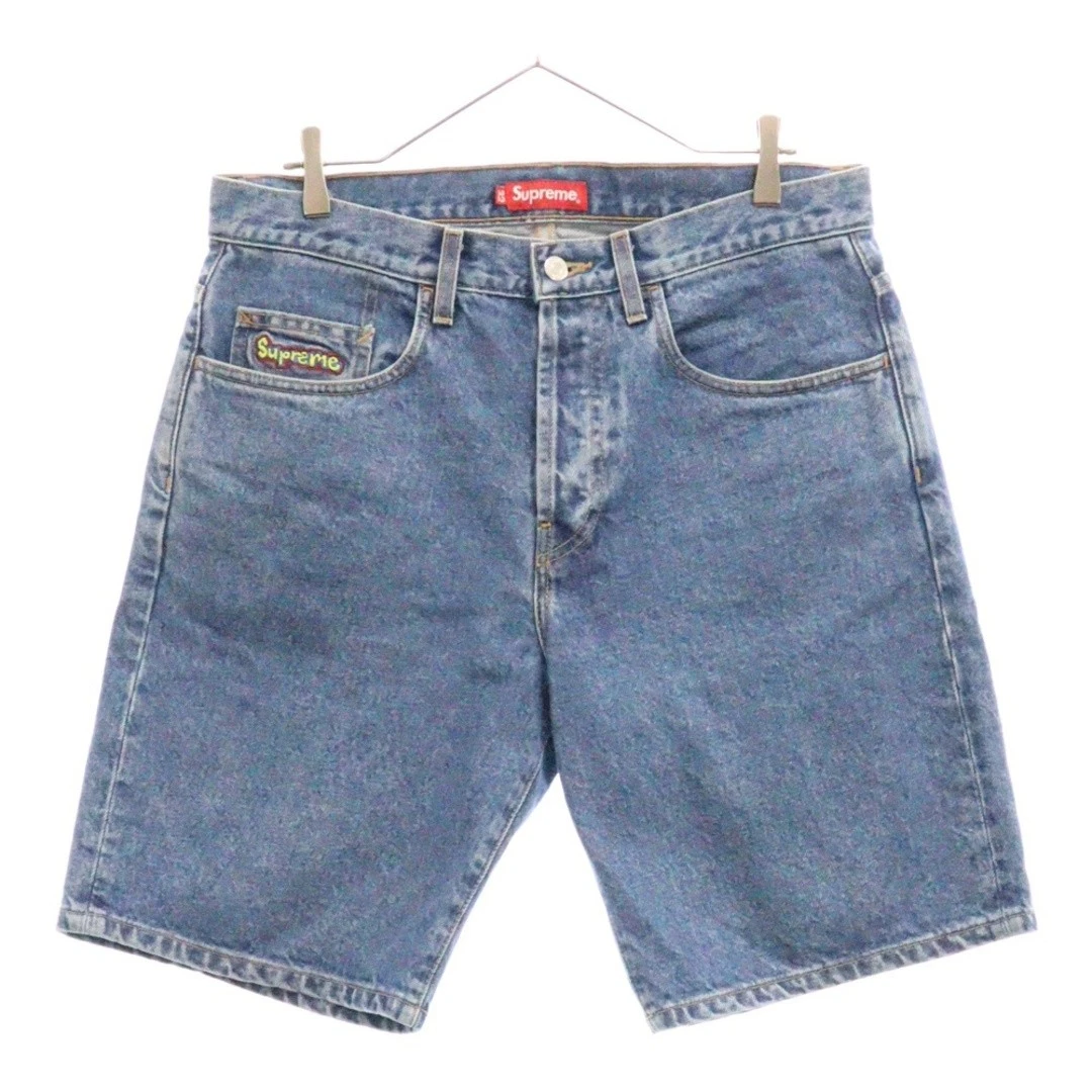 SUPREME 15SS Denim Skate Short Gonz Logo Shorts Gons Demi Pantalon Indigo Occasion 93e6