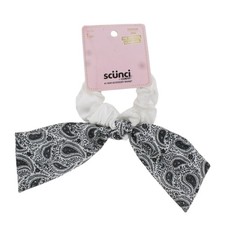 Scunci The Original Scrunchie, Soft Fabric Hair Tie, No-Damage Elastic, Stylish