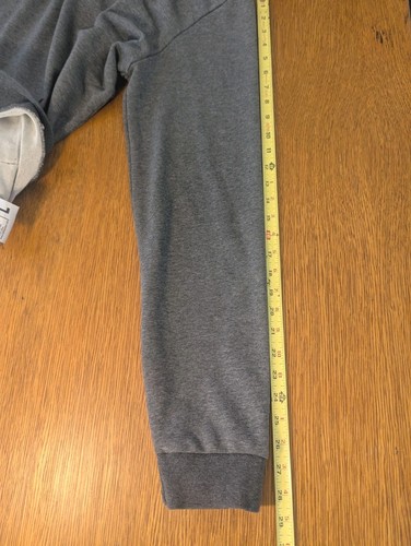 TallSlim Tees Felpa con Cappuccio Uomo Taglia Large Grigio Slim Alta - Foto 10 di 16