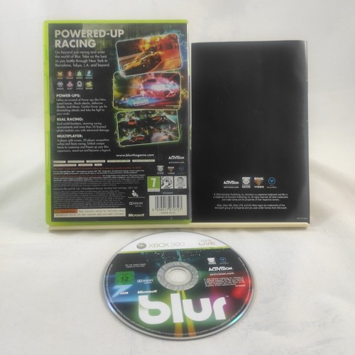 BLUR Xbox 360 game includes manual - Picture 2 of 2