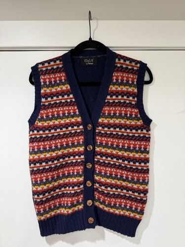 Howlin By Morrison Vest Mens Small Wool Scotland Preppy Heritage Grandpacore - Picture 1 of 8