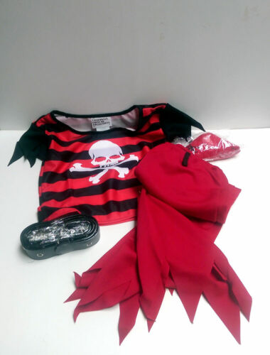 Disfraz Hip Punk Caribe Pirata Niños Niñas Niño Mediano 8-10 NUEVO - Imagen 3 de 7