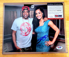 PSA/DNA SIGNED AUTOGRAPH OF SKYLAR DIGGINS COA AUTO W/ JAY-Z IN PHOTO 8 X 10 F1