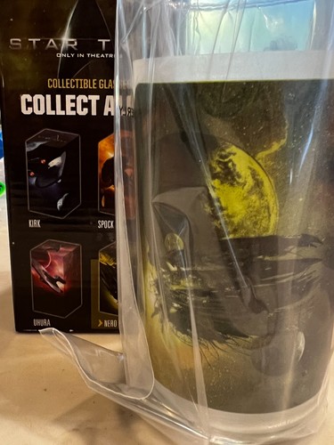 Set of 2008 STAR TREK COLLECTIBLE GLASSES (Set of 3) Spock, Nero, Uhura - NEW - Picture 4 of 12