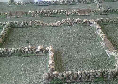 36 pieces of 25mm/28mm Buff stone walling for WW2 Bolt action,Napoleonic,ECW - Picture 4 of 5