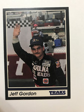 1991 Traks Jeff Gordon Rookie Card, Base Set number 1