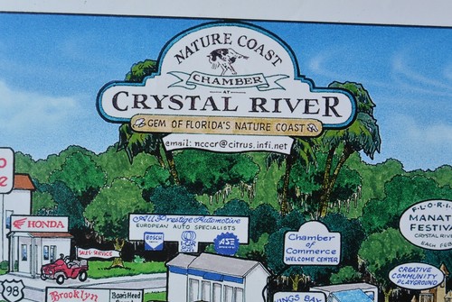 City Of Crystal River Sign Chamber Of Citrus County Advertisement 8693 Z5 - Bild 3 von 9