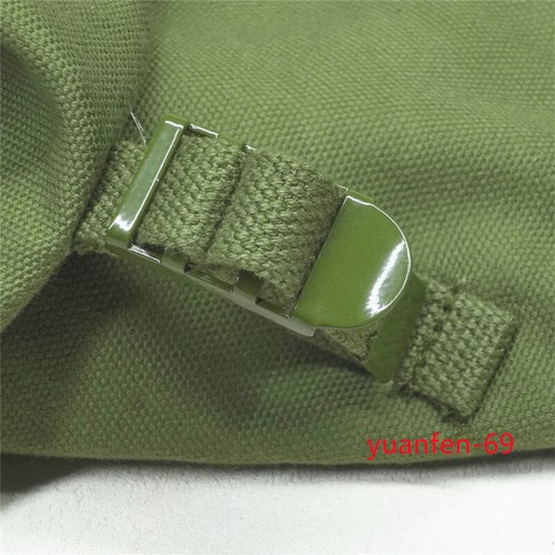 60-70s Canvas Satchel China-Chic Retro Commuting Travel Embroidery Messenger Bag - Picture 8 of 27