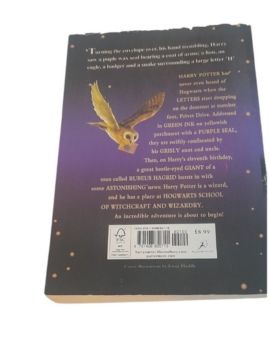 J.K. ROWLING HARRY POTTER And The Philosopher's Stone BLOOMSBURY UN BRAND - Picture 8 of 8
