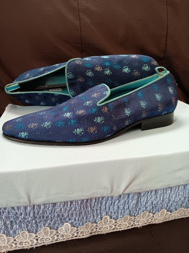 Duncan Quinn* Smoke Slippers *Blue* Size 41 *(8 mens)41 - Picture 6 of 11