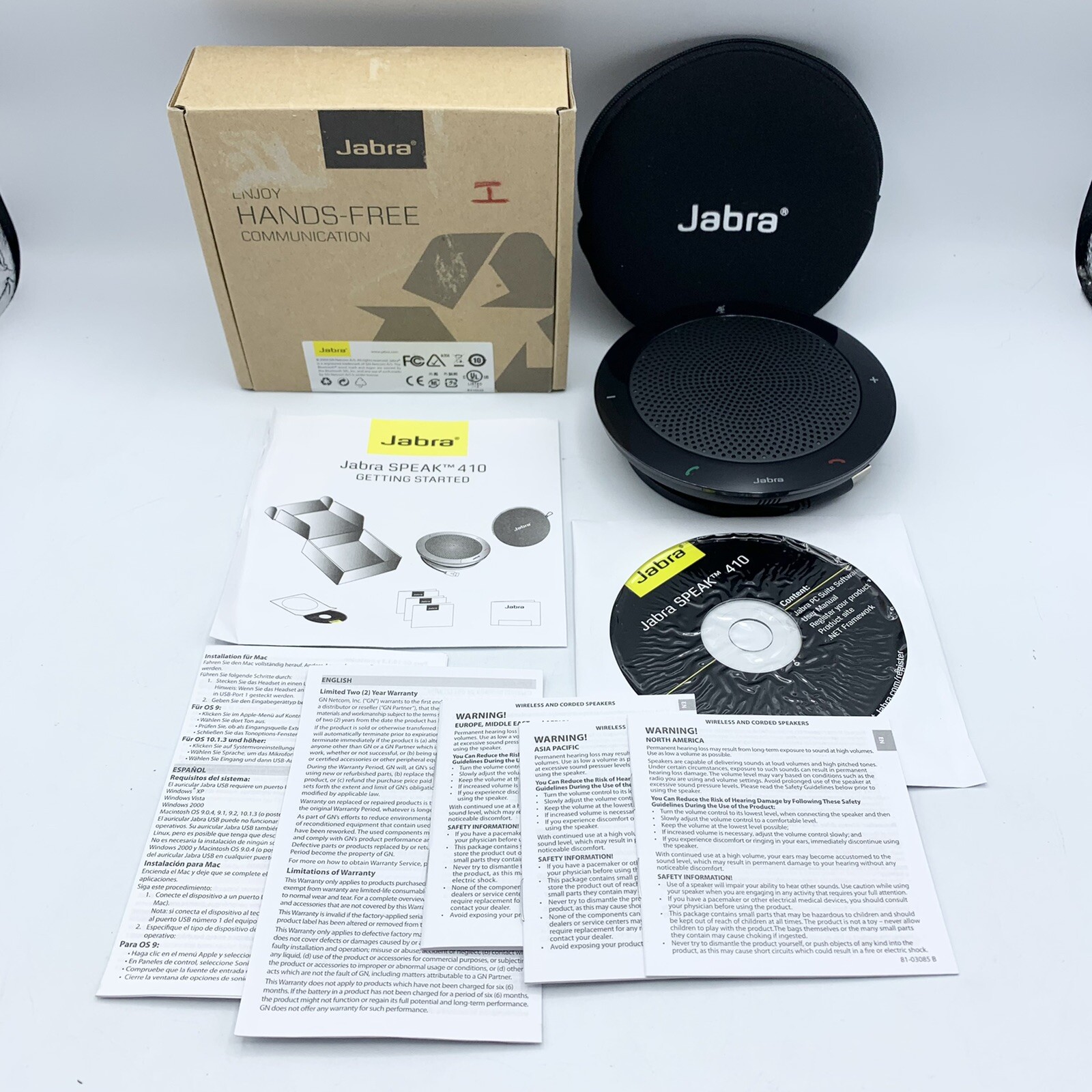 Jabra Speak 410 MS Black