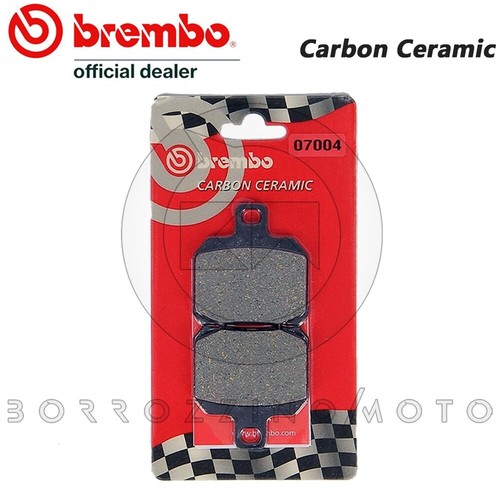 PASTIGLIE FRENO POSTERIORE BREMBO CARBON CERAMIC 07004 PIAGGIO X9 250 2000 2001 - Foto 1 di 4