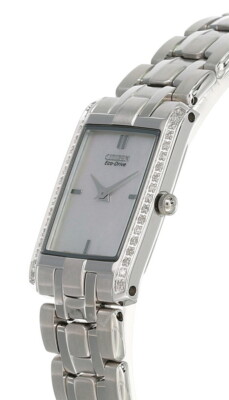 CITIZEN Stiletto Eco Drive MOP Dial SS Women's Watch EG3170