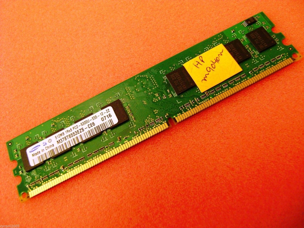 mitsuページ 512MB 1Rx8 PC2-5300U-555-12-ZZ * M378T6553EZS-CE6 Memory