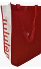 Lululemon Large Red And White Logo Reusable Shopping Bag New
