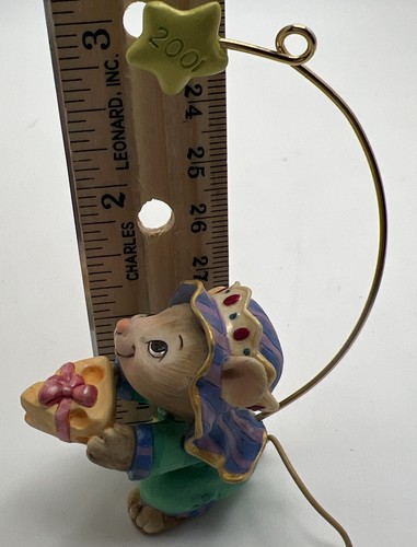 Hallmark Andenken Ornament Ein weiser Anhänger Maus Käse Geschenk Stern - Bild 4 von 5