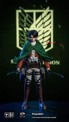 Attack on Titan Levi Ackerman YB-R2013B 1/6 Action Figure Collectibles Deluxe - Picture 9 of 10