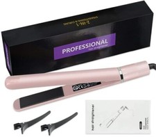 Hair Straightener Titanium Ceramic Flat Iron For Thick Hair