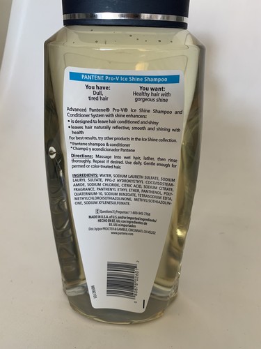 Pantene Pro-V Ice Shine Shampoo 25.4 OZ Discontinued Jumbo Size - Picture 4 of 5