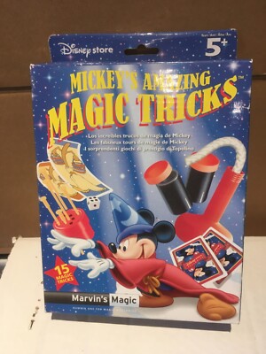 Disney Marvin s magic mickeys amazing magic tricks brand new sealed 15 tricks