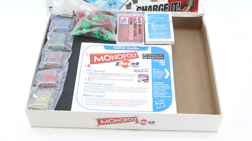 Monopoly Zapped Editon Works with iPad / iPhone 2012 Hasbro: NEW OPEN BOX - Picture 2 of 9