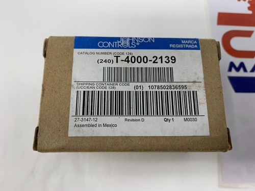 Johnson Controls T-4000-2139 Thermostat Cover Beige For Pneumatic Thermostat - Picture 2 of 4