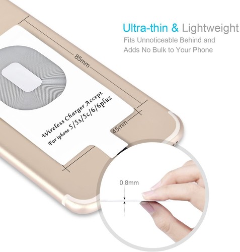 Wireless Adapter Fast Charger Receiver For iPhone Android Type C USB C Micro - Picture 13 of 15