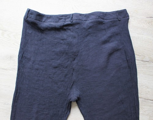 Navy Blue Breeze Spring Summer Women Trouser Lightweight Slim Fit Size XL - Bild 4 von 4