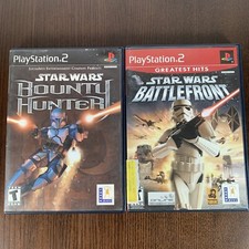 Star Wars Bundle of 2 Battlefront Bounty Hunter PS2 Playstation 2 Greatest Hits