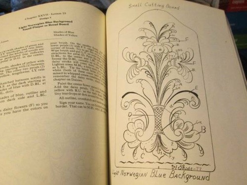 Rosemaling Instructions Rogaland Style- Vi Thode Signed-54 Designs, 1978 - Picture 7 of 12