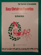 EASY CHRISTMAS FAVORITES FOR CLARINET  SAXOPHONE 