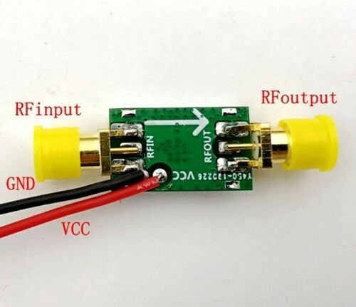 Amplificador SPF5043 RF AMP 50 MHz-4000MHz 20DB@1GHz módulo de bajo ruido - Imagen 3 de 6