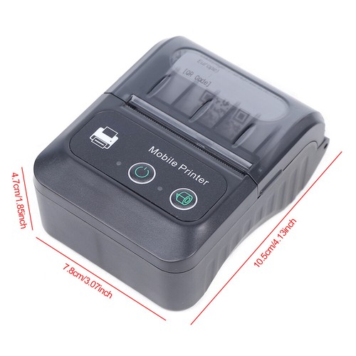 Tragbar Thermodrucker USB POS Kassenbon Bondrucker Belegdrucker Drucker 48mm - Bild 3 von 9