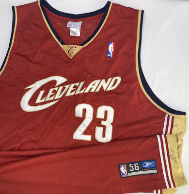 Vintage Cleveland Cavaliers Lebron James #23 Jersey Rookie Reebok NBA Men Sz 56 | eBay